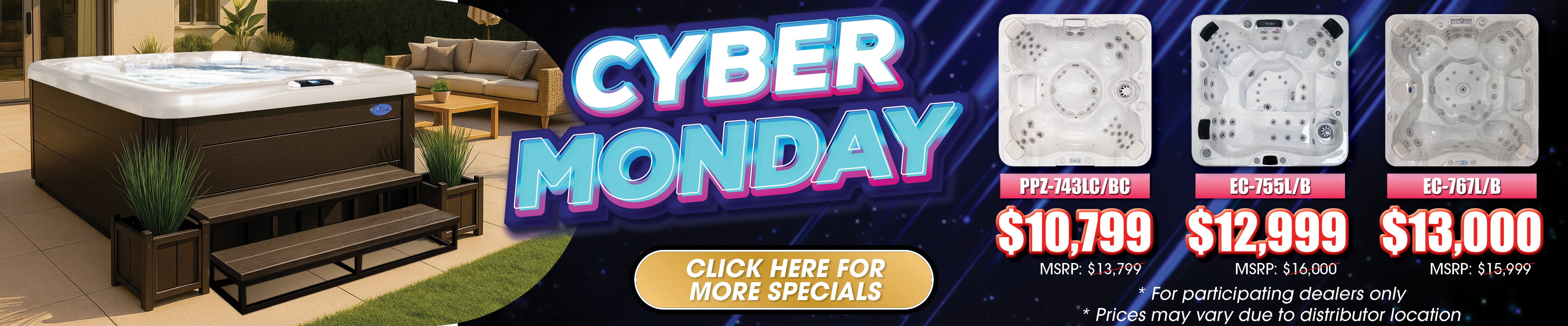 Calspas hot tub being used in a family setting - Watsonville